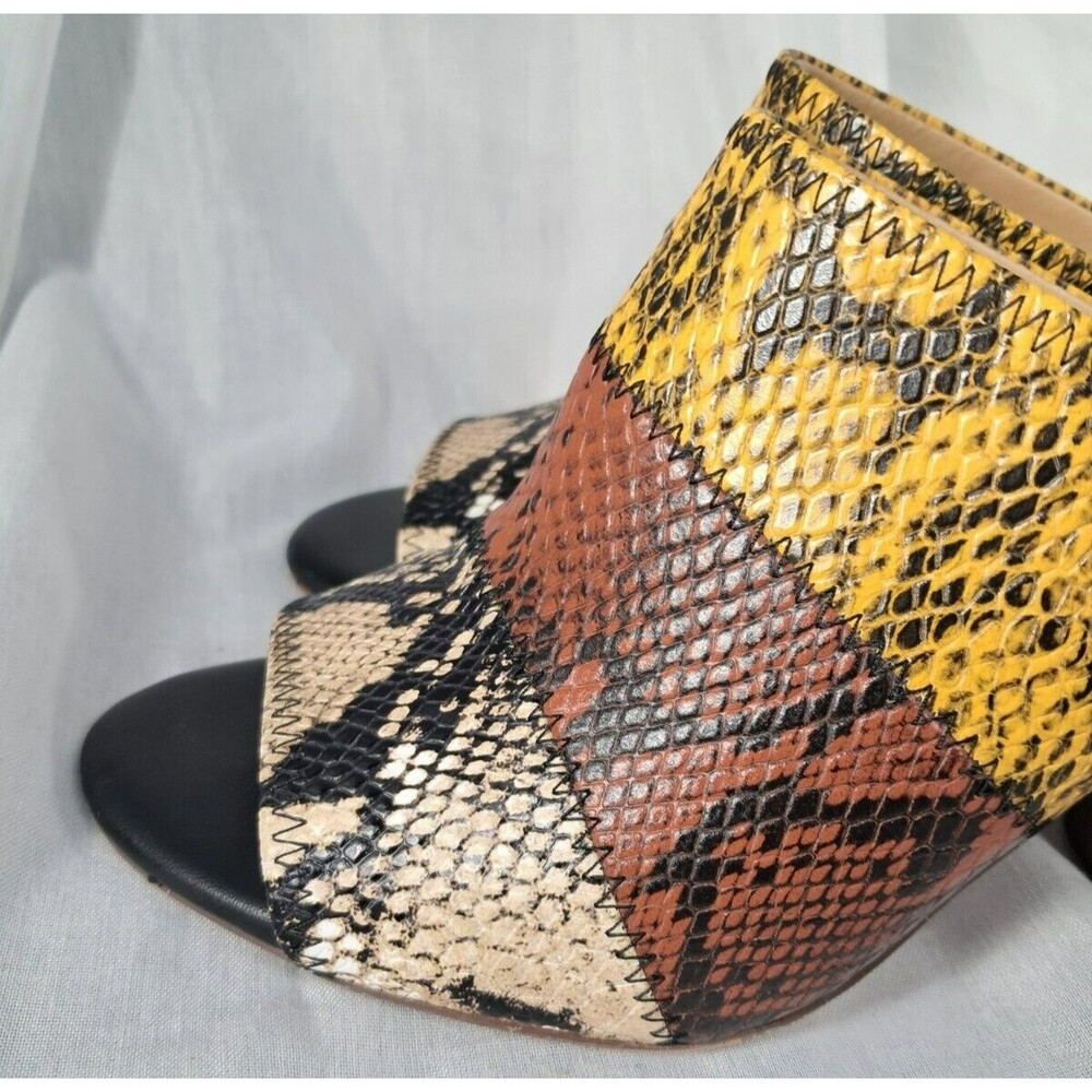 Gibson & Latimer Snake Print Tri-Color Goat Leath… - image 4